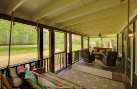 Creekside Green | Cabin Rentals of Georgia | Screened-In Porch 